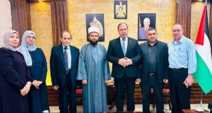 محافظ طولكرم اللواء د. عبد الله كميل يستقبل وزير الأوقاف و الشؤون الدينية