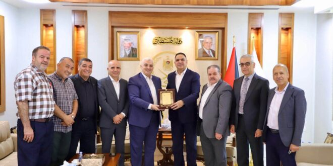 الاستخبارات العسكرية تستقبل جمعية أبناء عموم محافظة نابلس