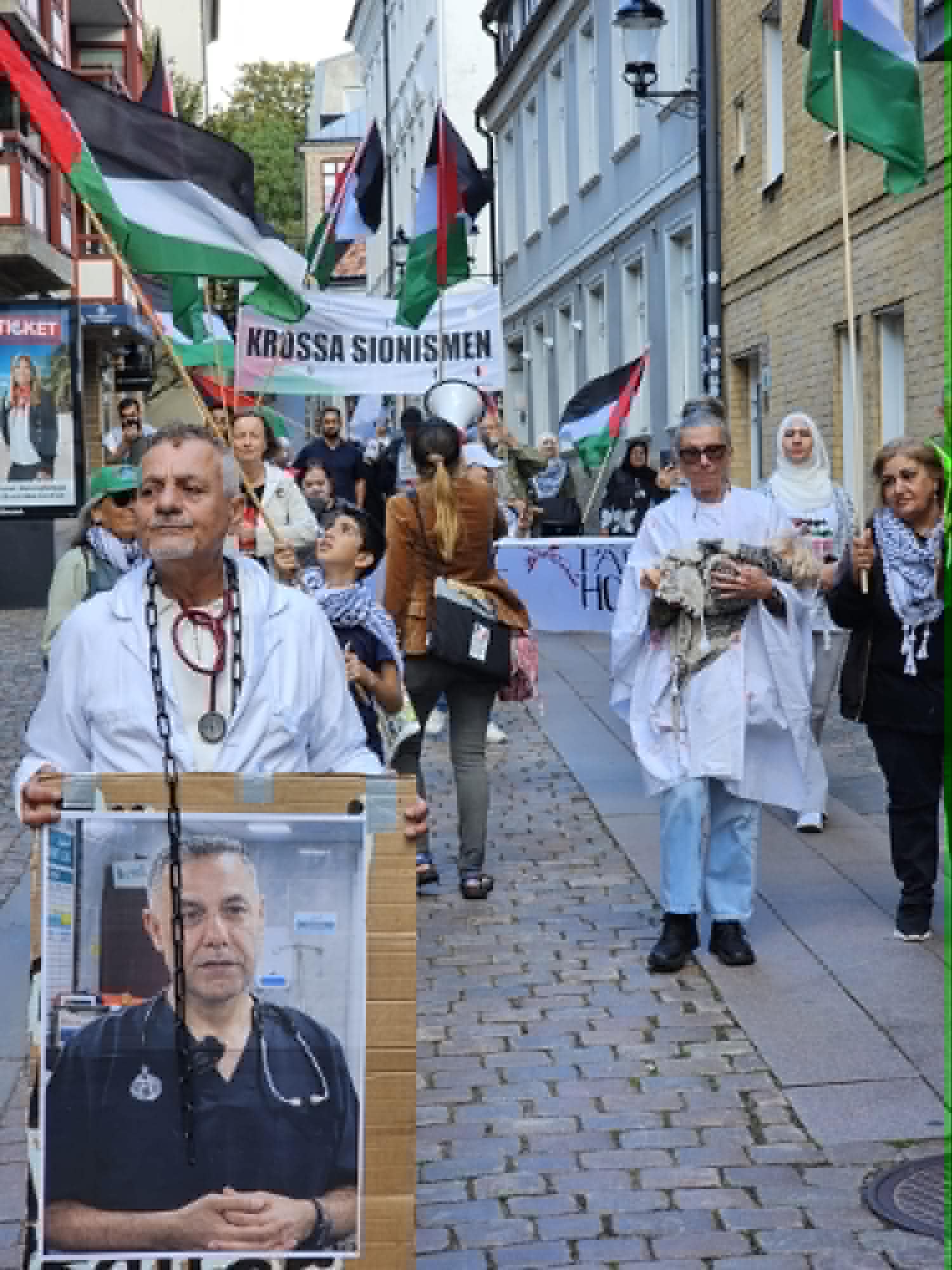 هيلسنجبوري ترفع صوتها عالياً من أجل فلسطين والأسرى الفلسطينيين