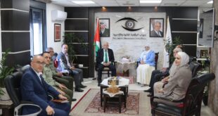 رئيس ديوان الرقابة السيدة أمل فرج تستقبل المفوض العام لهيئة التوجيه الوطني والمعنوي اللواء أنور رجب