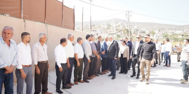 وفد وزاري يبدأ جولة ميدانية في قرى محافظة نابلس المتضررة من جرائم الاحتلال
