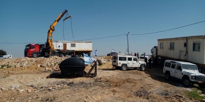بؤرة استيطانية جديدة تُهدد الأراضي الزراعية في سعير شرق الخليل