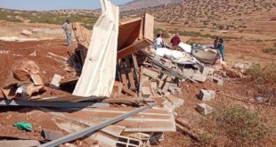 الاحتلال يهدم منشأة زراعية شرق طوباس