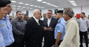 وزير الداخلية زياد هب الريح يتفقد محافظة أريحا والأغوار واستراحة المسافرين في معبر الكرامة
