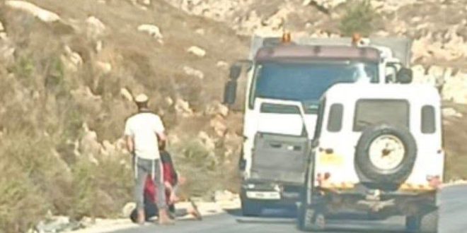 مستوطن يخطف شابين شمال نابلس