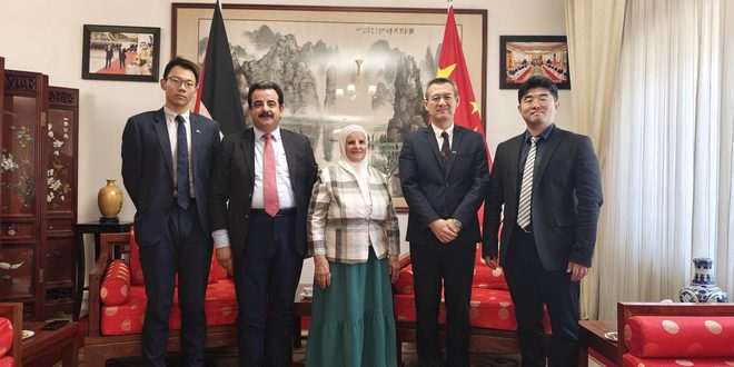 السفير الصيني سون تشن و علاء الديك