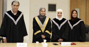 مناقشة رسالة ماجستير حول دور لعب الأدوار القائم على أفعال الكلام في تنمية مهارات طلبة الصف الثامن