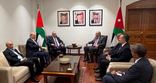 حسين الشيخ يلتقي نائب رئيس الوزراء وزير الخارجية الأردني لبحث تطورات الأوضاع في الأراضي الفلسطينية