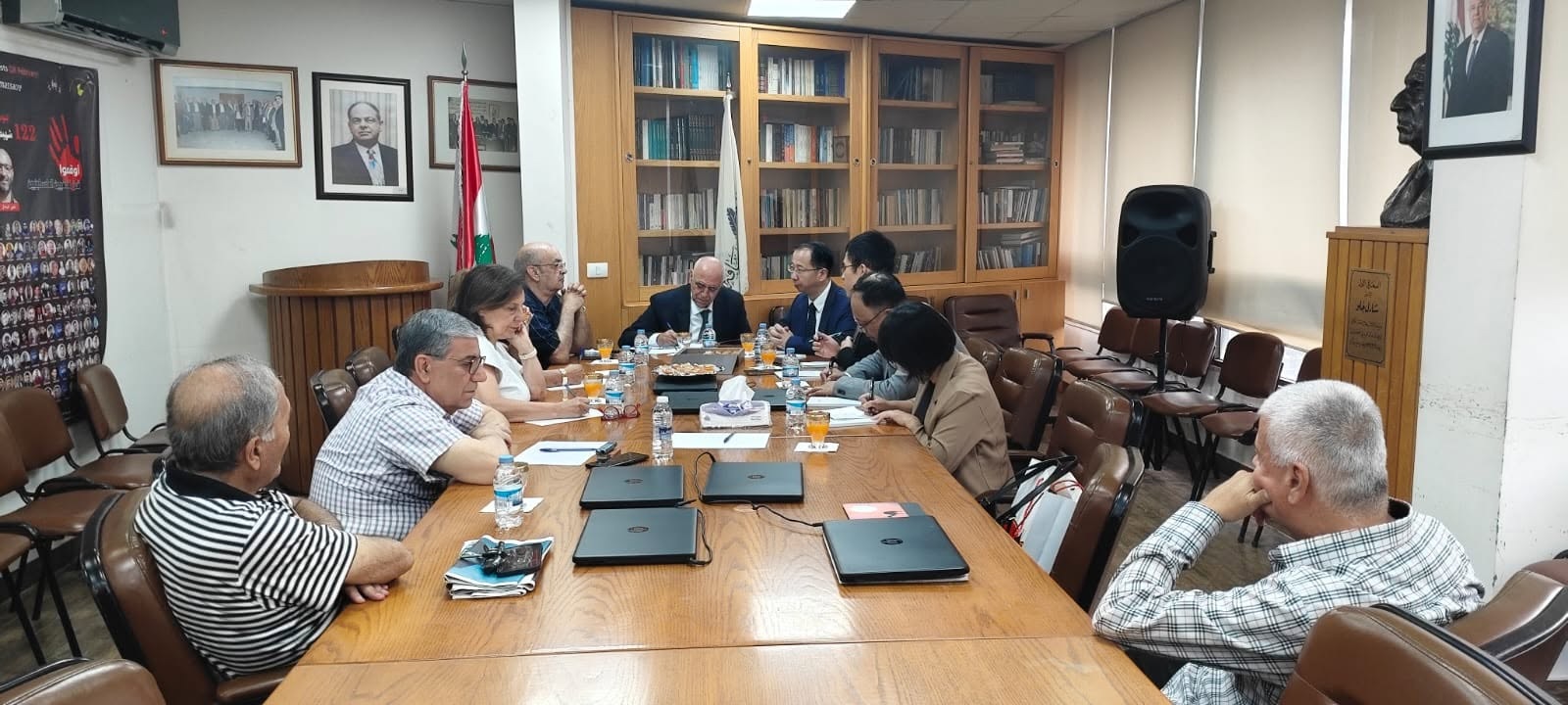 سفير الصين لدى لبنان تشن تشواندونغ يزور نقابة محرري الصحافة