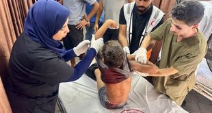 9 إصابات جراء استهداف الاحتلال مجموعة من المواطنين في خانيونس
