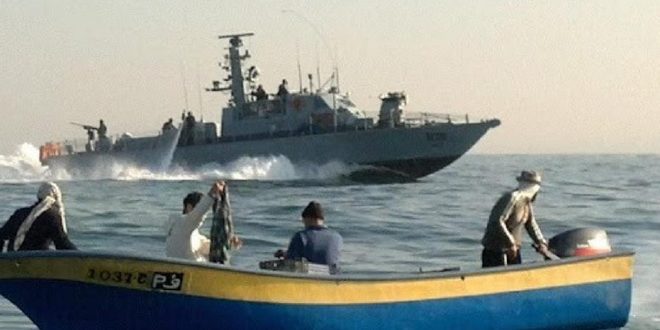 استشهاد صياد بنيران زوارق الاحتلال في بحر دير البلح