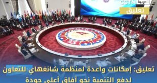 تعليق: إمكانات واعدة لمنظمة شانغهاي للتعاون لدفع التنمية نحو آفاق أعلى جودة