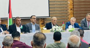اللواء ماجد فرج يختتم لقاءات المجمعات الانتخابية لأقاليم الخليل