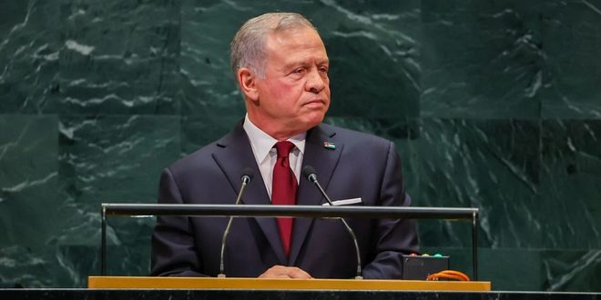 ملك الأردن على منبر الأمم المتحدة : لطالما حذرت من مخاطر ترك الصراع الفلسطيني-الإسرائيلي دون حل