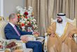 ولي عهد الفجيرة يستقبل سفير الصين لدى الإمارات تسنغ جيشين