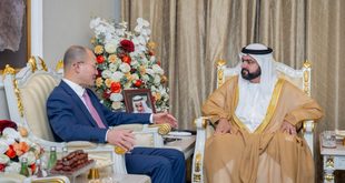 ولي عهد الفجيرة يستقبل سفير الصين لدى الإمارات تسنغ جيشين