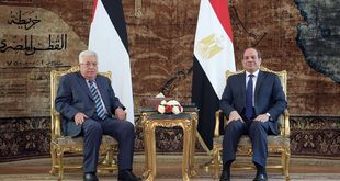 الرئيس محمود عباس يصل مصر غدا ويعقد لقاء قمة مع أخيه الرئيس المصري عبد الفتاح السيسي