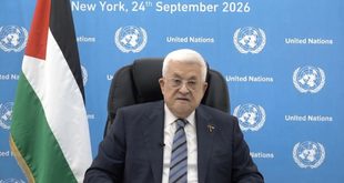 الرئيس محمود عباس أمام الأمم المتحدة : لن نغادر وطننا ولن نقبل بالتهجير ولن نسمح لأحد بتقرير مستقبلنا