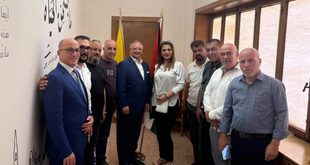 وفد فلسطيني يزور سفير دولة فلسطين لدى الفاتيكان ويبحث تدويل قضية الأسرى