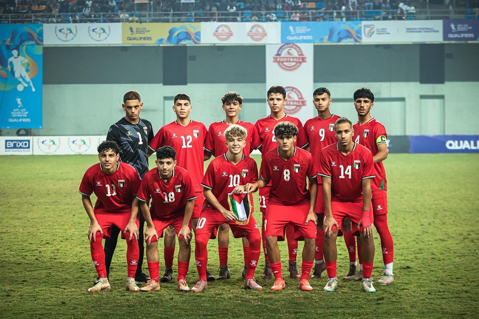 فلسطين في المجموعة الأولى ببطولة غرب آسيا للناشئين