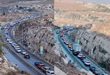 أزمة مرورية خانقة على مداخل رام الله وضواحي القدس جراء إغلاق الحواجز