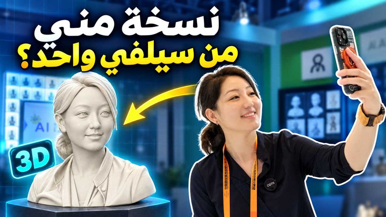 من صورة سيلفي إلى مجسّم ثلاثي الأبعاد