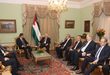 الرئيس محمود عباس يستقبل مدير المخابرات العامة المصرية حسن رشاد