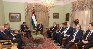 الرئيس محمود عباس يستقبل مدير المخابرات العامة المصرية حسن رشاد