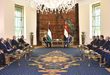 الرئيس محمود عباس ونظيره المصري عبد الفتاح السيسي يبحثان مستجدات القضية الفلسطينية