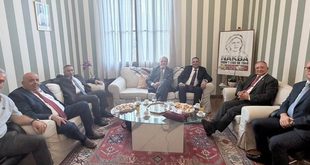 قائد جهاز الاستخبارات العسكرية الفلسطينية اللواء محمد الخطيب «نضال شاهين» يزور سفير دولة فلسطين لدى الكرسي الرسولي
