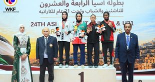المنتخب الفلسطيني للكاراتيه يحصد فضية في اليوم الأول من بطولة آسيا