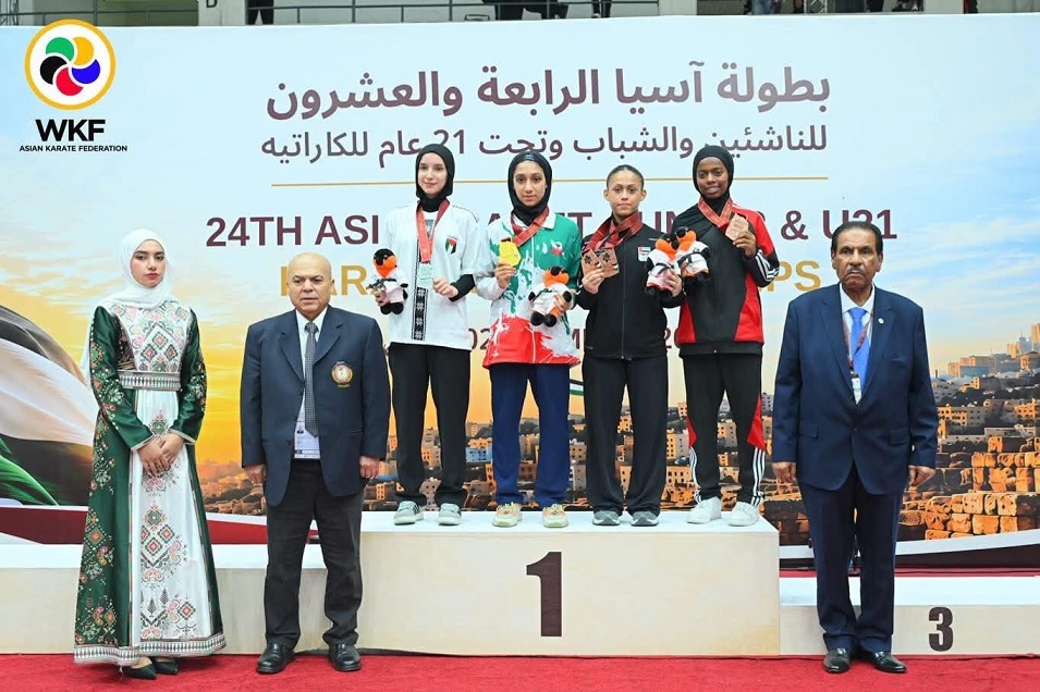 المنتخب الفلسطيني للكاراتيه يحصد فضية في اليوم الأول من بطولة آسيا