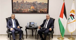 حسين الشيخ يستقبل السفير المصري الجديد لدى دولة فلسطين باسم عبد الهادي