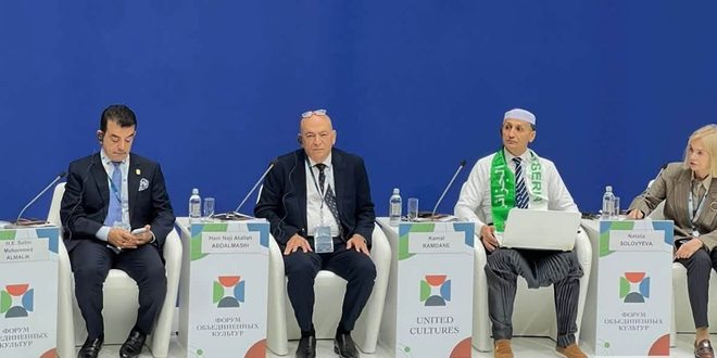 الحايك يؤكد أمام منتدى سانت بطرسبرغ للثقافات المتحدة ضرورة حماية التراث المادي في فلسطين