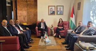 قائد جهاز الاستخبارات العسكرية اللواء محمد الخطيب «نضال شاهين» يلتقي سفيرة دولة فلسطين لدى إيطاليا