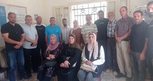 المكتب الحركي للعمال بإقليم غرب غزة يلتقي بالرفاق في حركة "فدا "