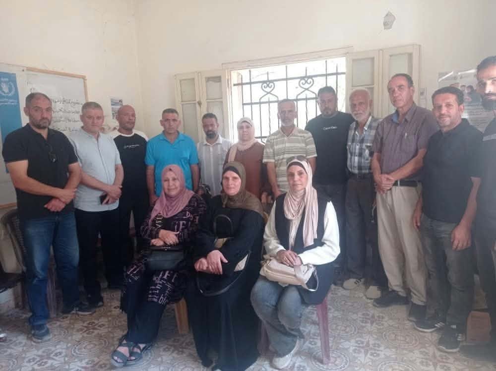 المكتب الحركي للعمال بإقليم غرب غزة يلتقي بالرفاق في حركة "فدا "