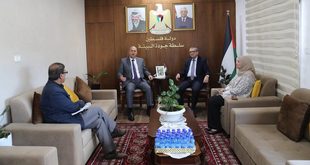 المؤسسة الفلسطينية للإقراض الزراعي تبحث مع سلطة جودة البيئة تعزيز الاقتصاد الأخضر