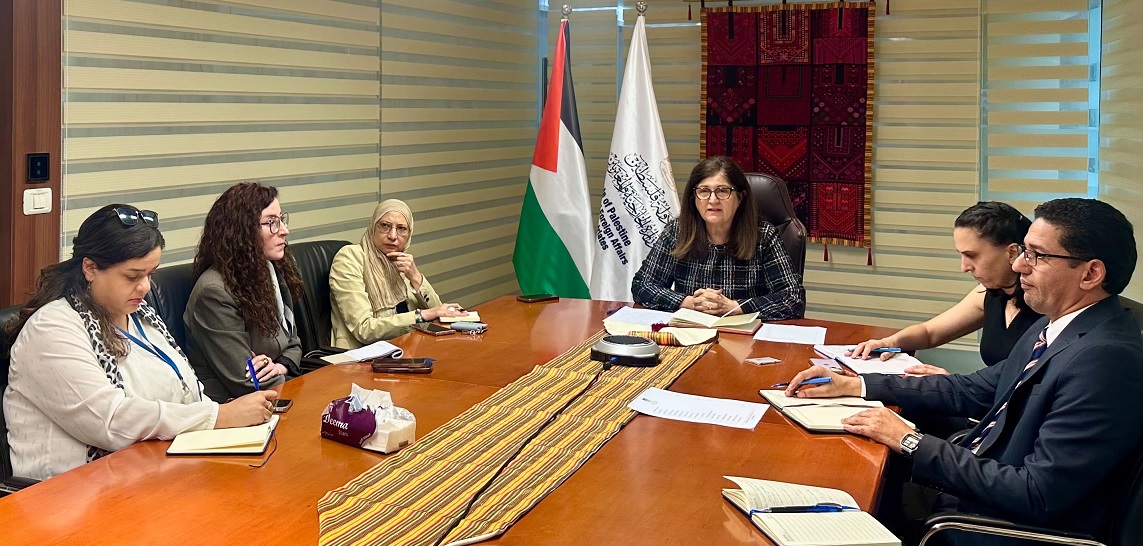 وزيرة الخارجية تعقد إحاطتين للسفراء غير المقيمين المعتمدين لدى دولة فلسطين
