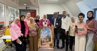 جمعية الياسمين لدعم وتمكين المرأة المقدسية تزور مستشفى المطلع في القدس بمناسبة أكتوبر الوردي