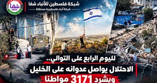 لليوم الرابع على التوالي.. الاحتلال يواصل عدوانه على الخليل ويشرد 3171 مواطنا