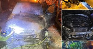 مستوطنون يحرقون 3 مركبات في أم صفا شمال غرب رام الله
