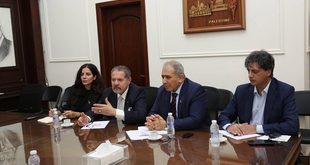 ياسر عباس والسفير الأسعد ومركز "نورف" يبحثون الحوار الوطني وأوضاع اللاجئين في لبنان