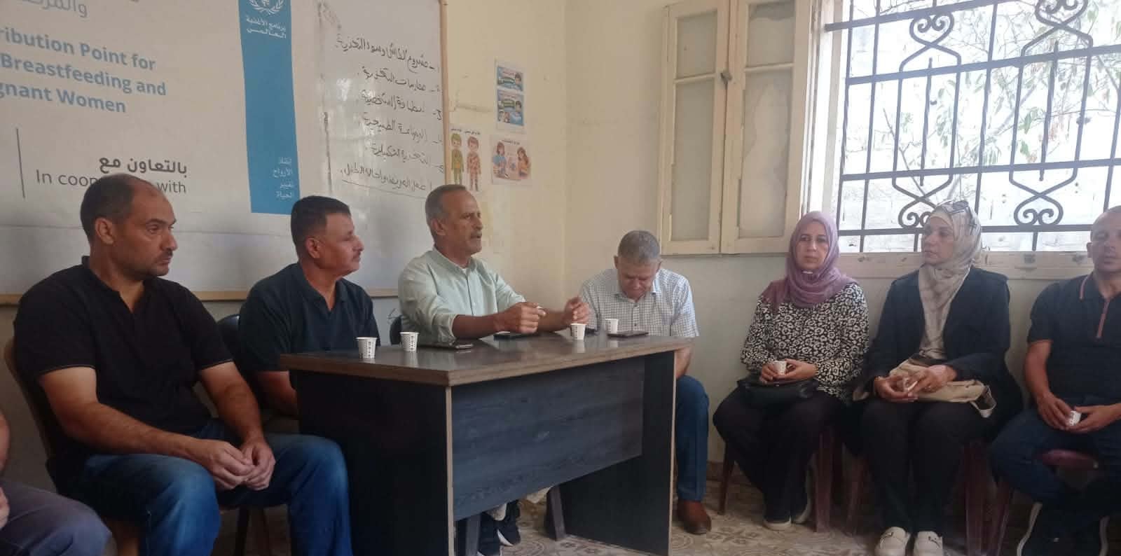 المكتب الحركي للعمال بغرب غزة يلتقي ممثلي النقابات العمالية بجبهة تحرير فلسطين