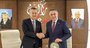 بلدية رام الله تثمن دور الصين في دعم فلسطين وتبحث مع السفير الصيني سون تشن مشاريع جديدة