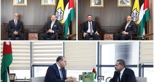 ياسر عباس يستقبل سفيري البرازيل وقبرص ويعزي السفير الأردني بضحايا الهجوم الإرهابي على كنيسة حمود
