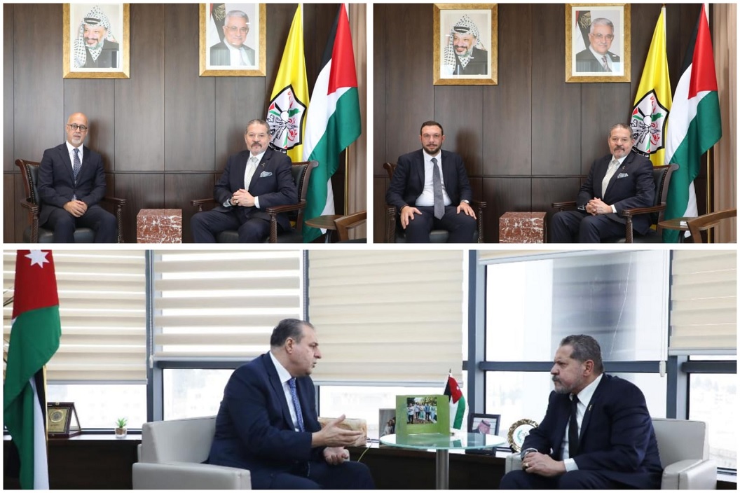 ياسر عباس يستقبل سفيري البرازيل وقبرص ويعزي السفير الأردني بضحايا الهجوم الإرهابي على كنيسة حمود