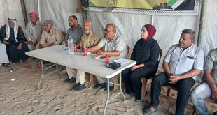 ندوة سياسية في مخيم رفح.. أبو معمر: الوحدة الوطنية صمام أمان للقضية الفلسطينية
