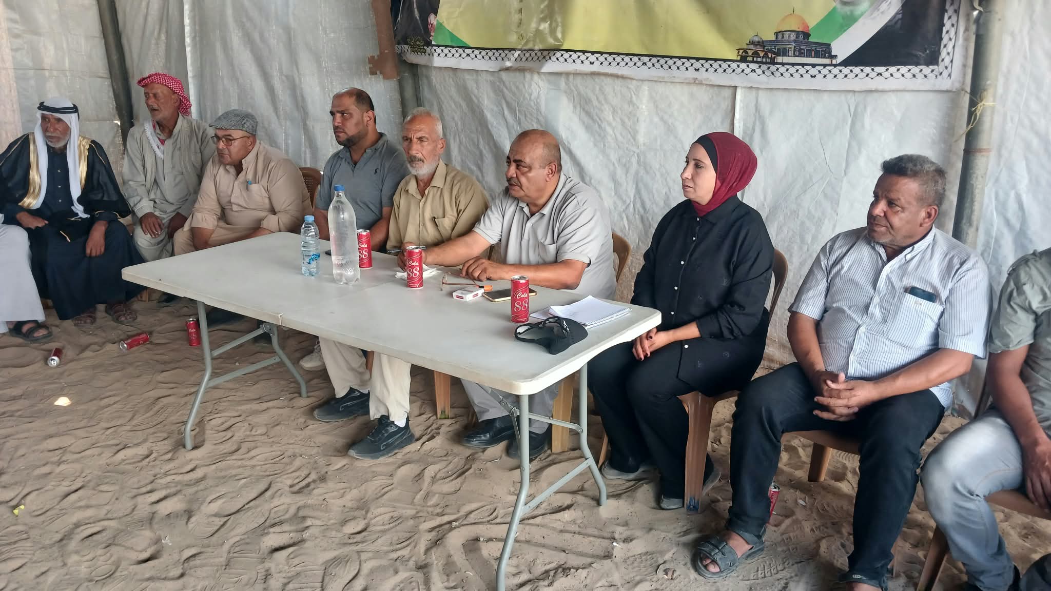 ندوة سياسية في مخيم رفح.. أبو معمر: الوحدة الوطنية صمام أمان للقضية الفلسطينية