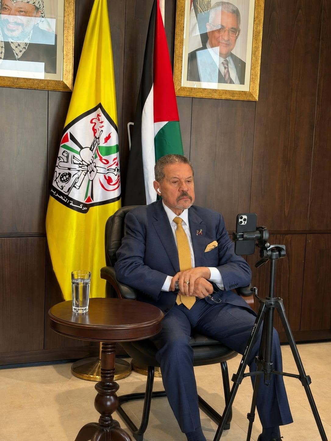 ياسر عباس يشارك في اجتماع هيئة رئاسة الاشتراكية الدولية برئاسة بيدرو سانشيز